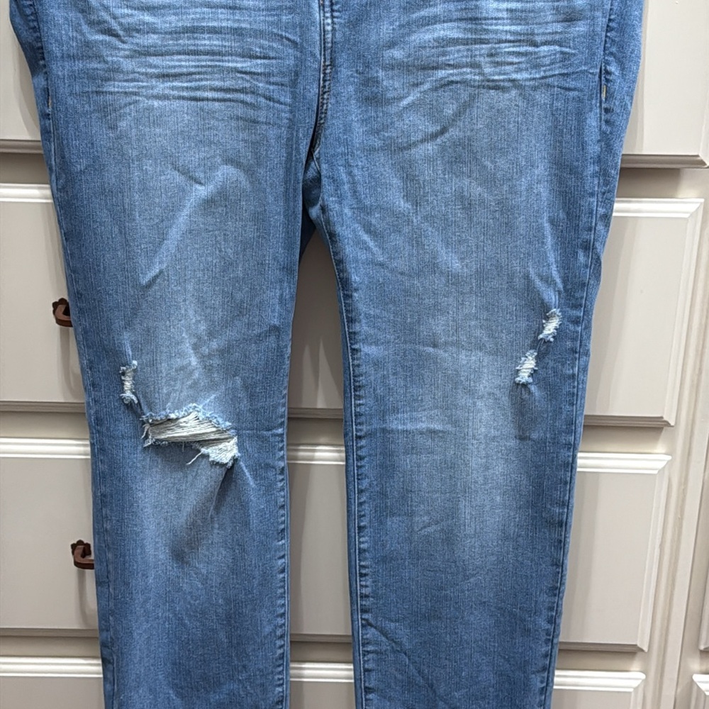 Torrid Medium Blue Straight Leg Jeans